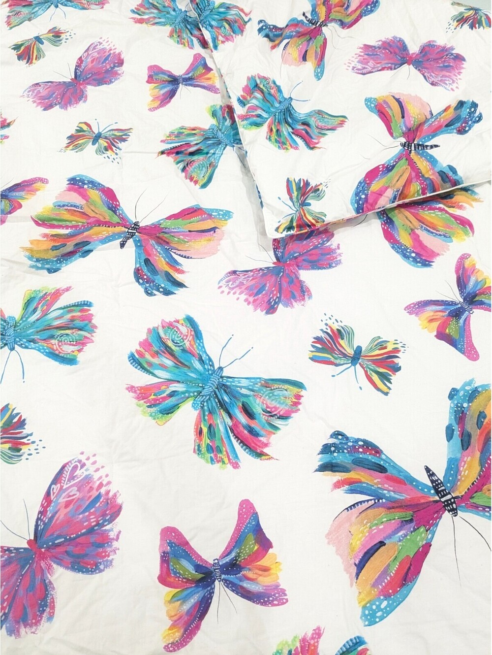Pottery Barn Kids Etta Vee Butterfly Full Queen Comforter blanket watercolor